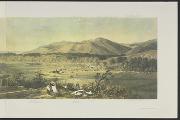 Image: Saxton, John Waring 1806-1866 :The town and part of the harbour of Nelson in 1842, about a year after its first foundation / drawn by John Saxton Esqr; Day & Haghe lithrs. London, Smith Elder & Co., [1845]. [Right section]