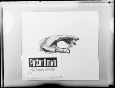 Image: Printed advertising matter for Potter Brown Adhesive service for Ryder Advertising