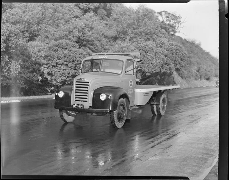 Image: Front of Shell Company truck