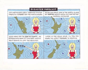 Image: Clark, Laurence, 1949- :Disaster Forecast. 29 October 2011
