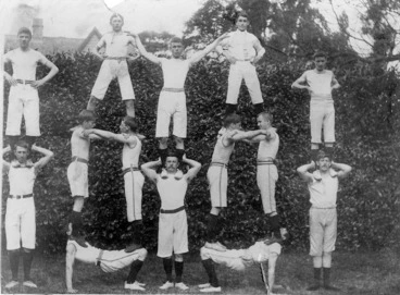Image: Male gymnastics squad