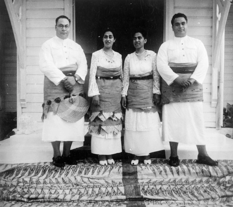 Image: Royal bridal party, Tonga