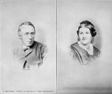 Image: Thomas and Jane Mason of Mason's Gardens, Taita, Lower Hutt