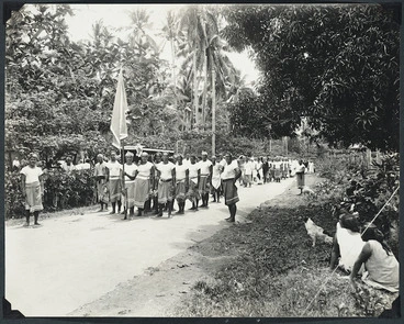 Image: The funeral of Tamasese