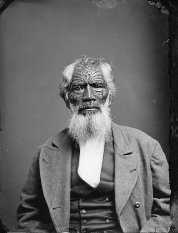 Image: Maori man from Hawkes Bay