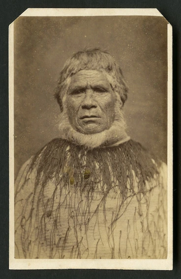 Image: Carnell, Samuel 1832-1920 : Portrait of Te Hapuku d 1878
