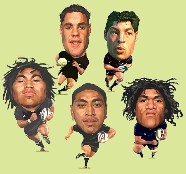 Image: Webb, Murray, 1947- :All Black Tries [ca 28 November 2004]