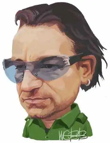 Image: Webb, Murray, 1947- :[Bono] 23 May 2002.