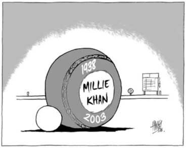 Image: Millie Khan 1938-2003. 26 November, 2003