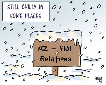 Image: NZ - Fiji relations. Still chilly in some places. 23 June, 2007