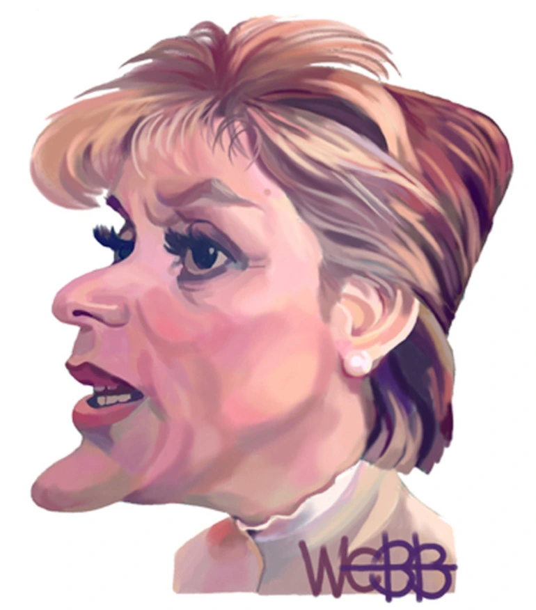 Image: Webb, Murray 1947-:Kiri Te Kanawa (circa 1997-1999).