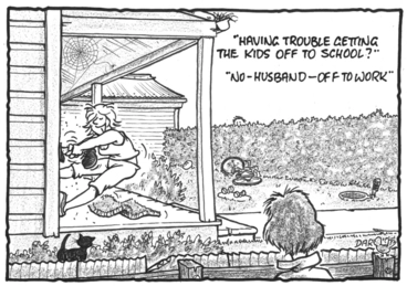 Image: Darroch, Bob, 1940- :'Having trouble getting the kids off to school?' ... 30 January 2012