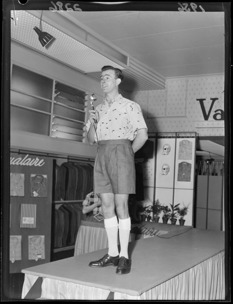 Image: Scenes from a men's fashions show