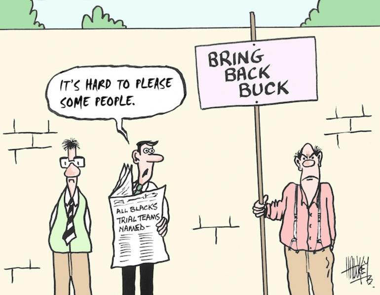 Image: BRING BACK BUCK. "It's hard to please some people." 25 May, 2004.