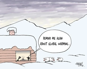 Image: "Remind me again about global warming." 15 June, 2006.