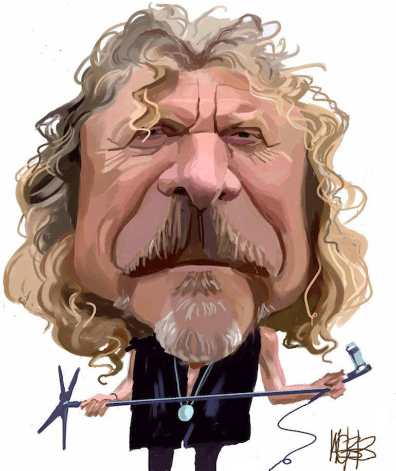 Image: Robert Plant, Led Zeppelin. 12 December, 2007.