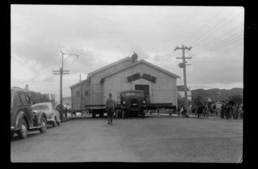 Image: The physical relocation of St Paul's Anglican Church, Lower Hutt