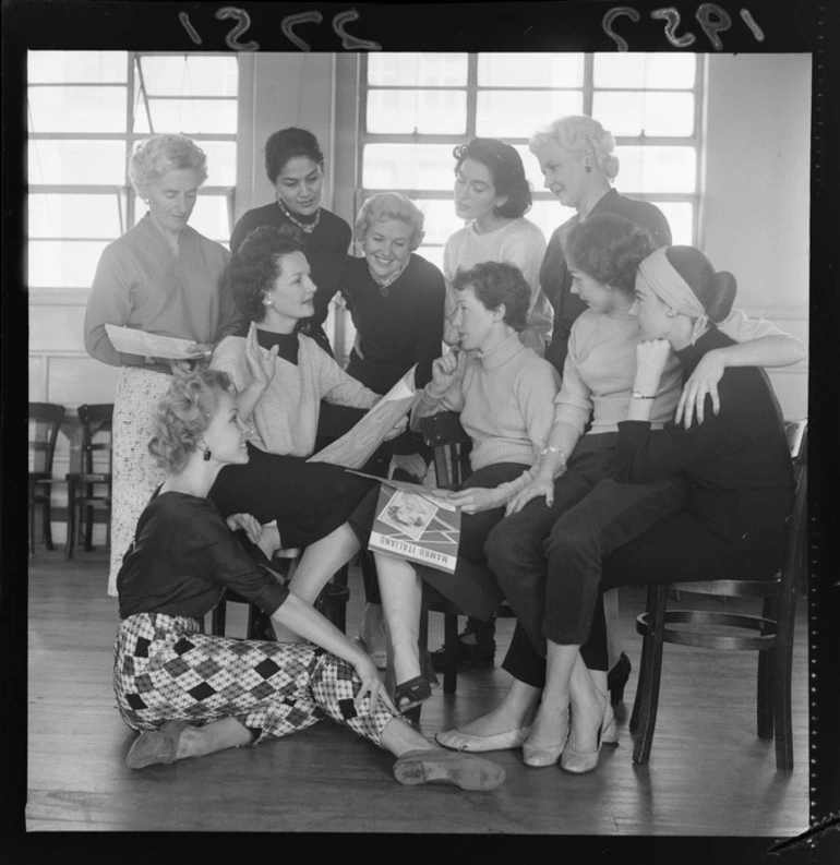 Image: Models rehearsing for New Zealand Fashion Parade