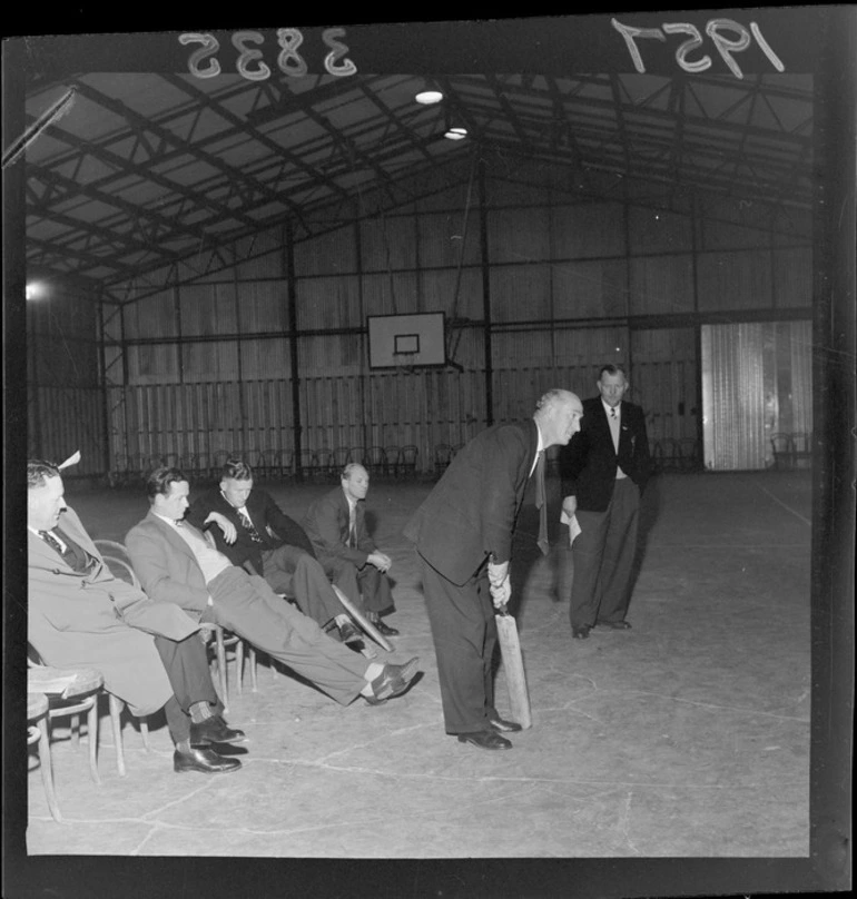 Image: Cricket coaching at the Newtown Stadium, Wellington