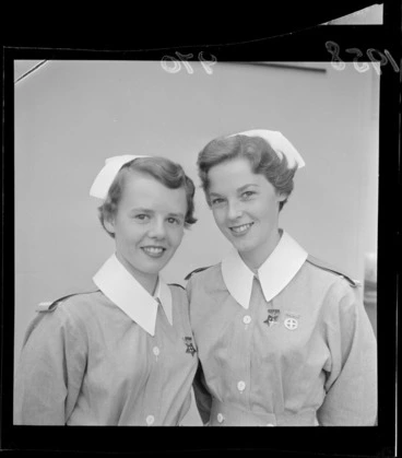 Image: Nurse Gwen Breeze and Nurse Leanna Hancock, top nurses at Wellington Hospital