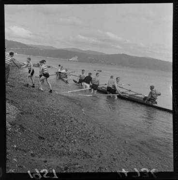 Image: Rowers at Petone