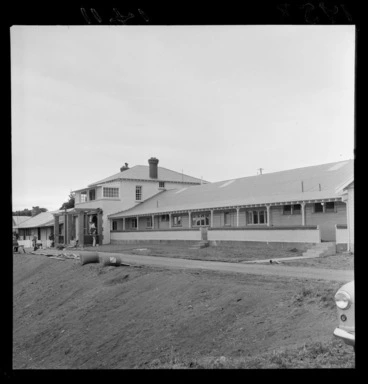 Image: Exterior of building near Mount Crawford prison, Miramar Peninsula, Wellington