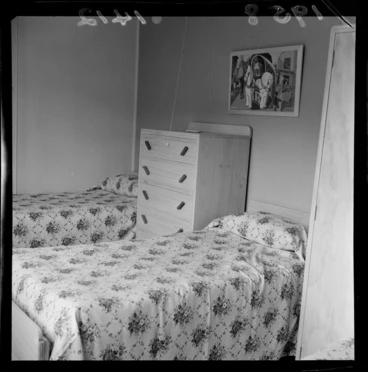Image: Bedroom in prison service training facility, Miramar Peninsula, Wellington