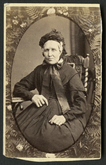 Image: Gaul, John, -1876: Portrait of unidentified woman