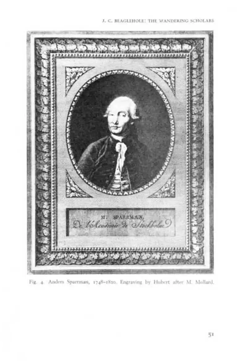 Image: Fig. 4. Anders Sparrman, 1748-1820. Engraving by Hubert after M. Mollard