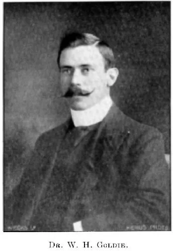 Dr. W. H. Goldie Image: Dr. W. H. Goldie