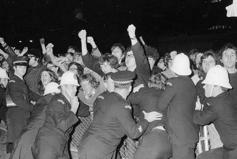 Image: Anti-apartheid protest, 1970