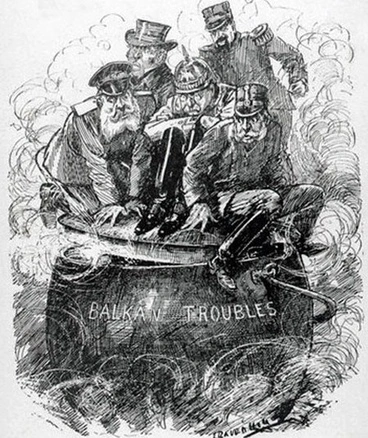 Image: Balkan troubles cartoon