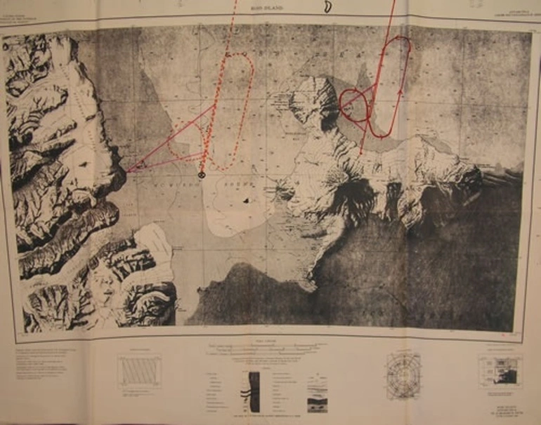 Image: Erebus crash site map