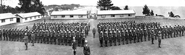 Image: 3rd Maori Reinforcements on parade