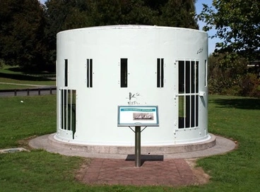 Image: Pioneer turret NZ Wars memorial, Ngāruawāhia