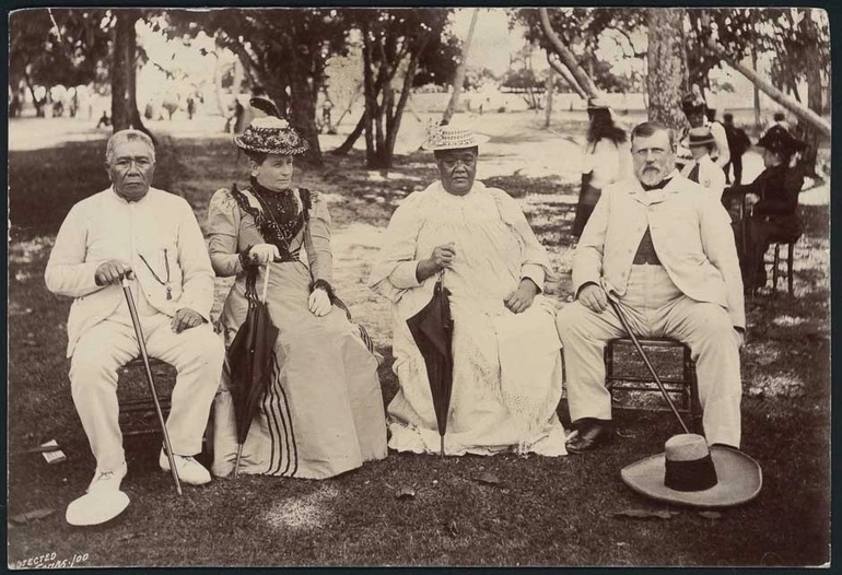 Image: Richard Seddon in the Cook Islands