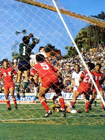 Image: All Whites' game against China, 1981