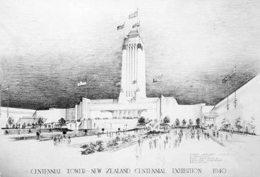 Image: Centennial Exhibition tower, 1940
