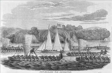 Image: Ngāpuhi war expedition, 1820s