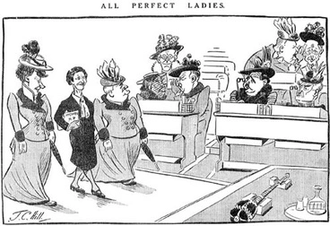 Image: Women in Parliament cartoon, 1933