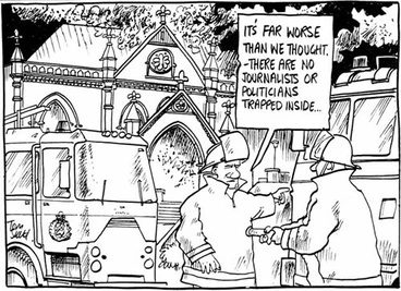 Image: Tom Scott parliamentary cartoon, 1992
