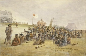 Image: Surrender of Ngāi Te Rangi