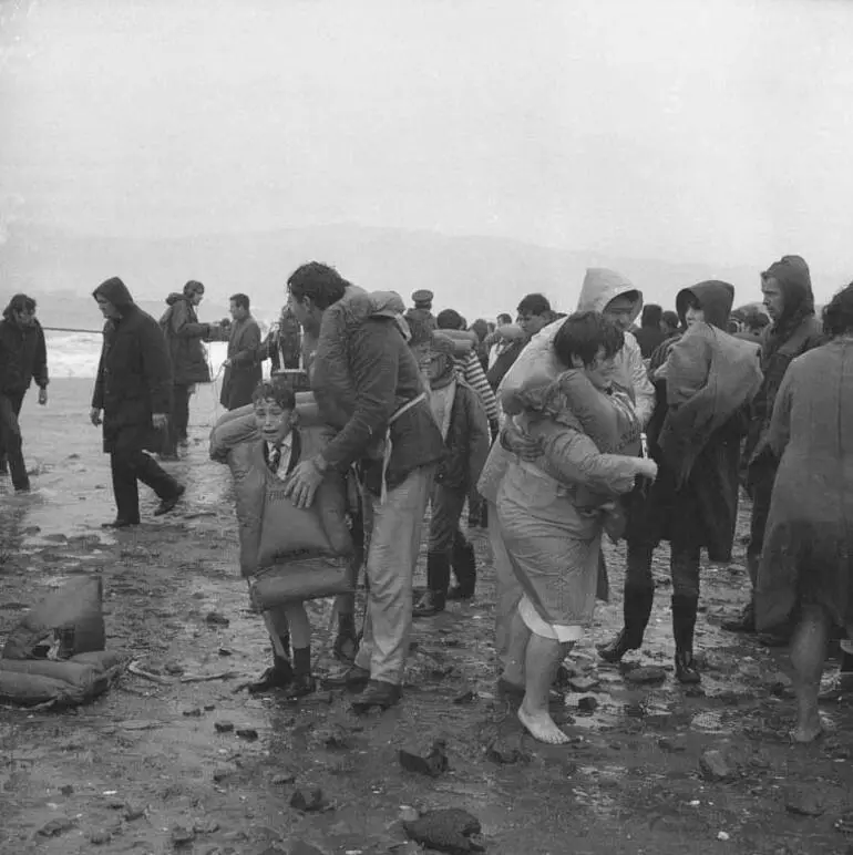 Image: Survivors of the Wahine disaster