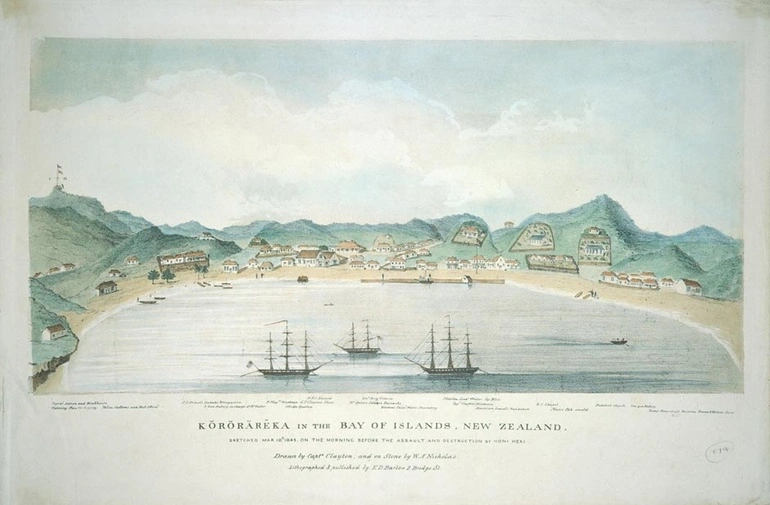 Image: Kororāreka (Russell), 1845