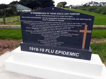Image: Waitapu Urupā influenza memorial, New Plymouth