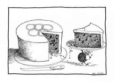 Image: Los Angeles Olympics cartoon