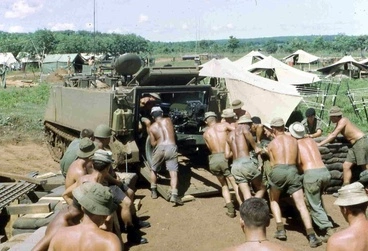 Image: Loading an APC in Vietnam