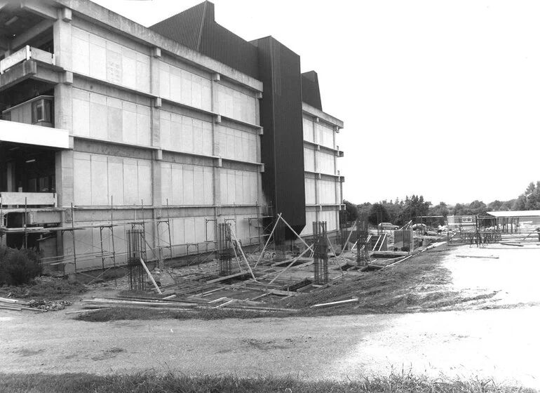 Image: The Library being extended