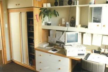 Image: A student's room in 1989