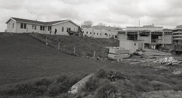 Image: The Cowshed with the Student Union Building
